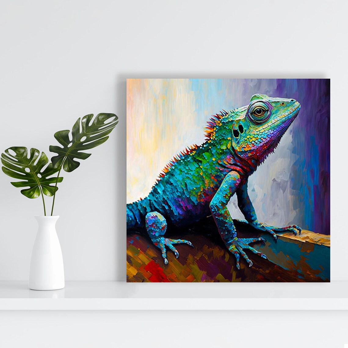 Bearded Dragon Modern Animal Decor Art Print - Image 2