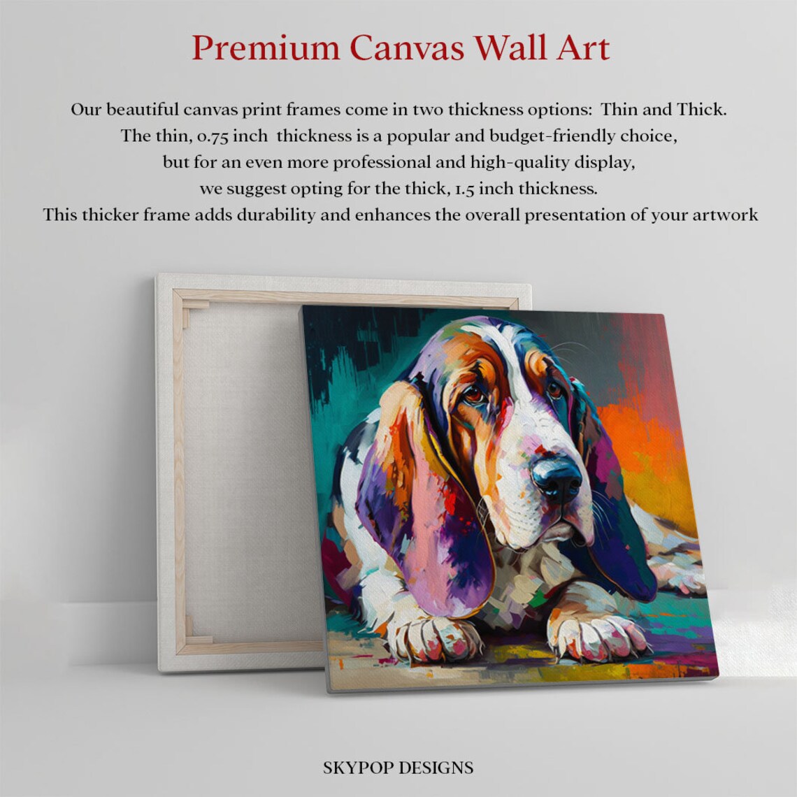 Dog Wall Decor, Dog Home Decor Animal Art Print - Image 4