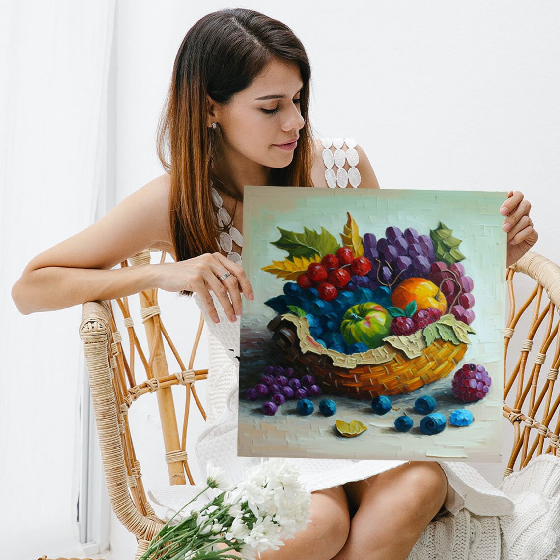 Fruit Still Life Art Or Poster Fruit Wall Art Still Life Decor Fruit Artwork Fruit Wall Decor Living Room Decor Room Decor - Image 3