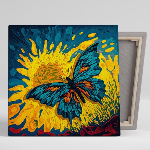 Colorful Butterfly Wall Art Or Poster Girls Room Decor Butterfly Wall Art Abstract Butterfly Art Modern Wall Art