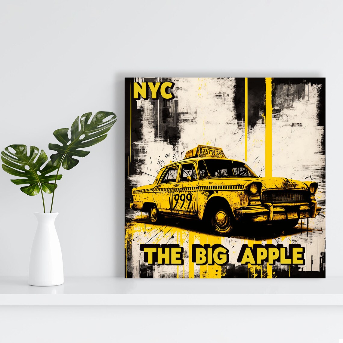 Abstract New York NYC Art Print, Modern Wall Decor - Image 3