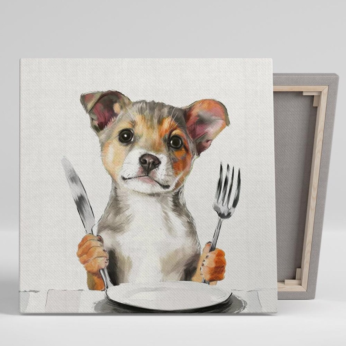 Jack Russell Terrier Modern Whimsical Art Print