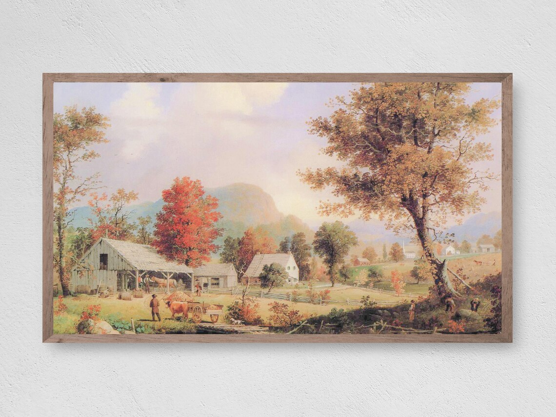 Day At The Farm Art Print, Farm Wall Art