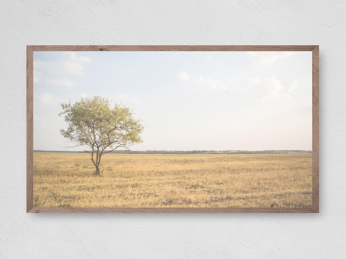 Lone Tree Instant Boho Farmhouse Art Print