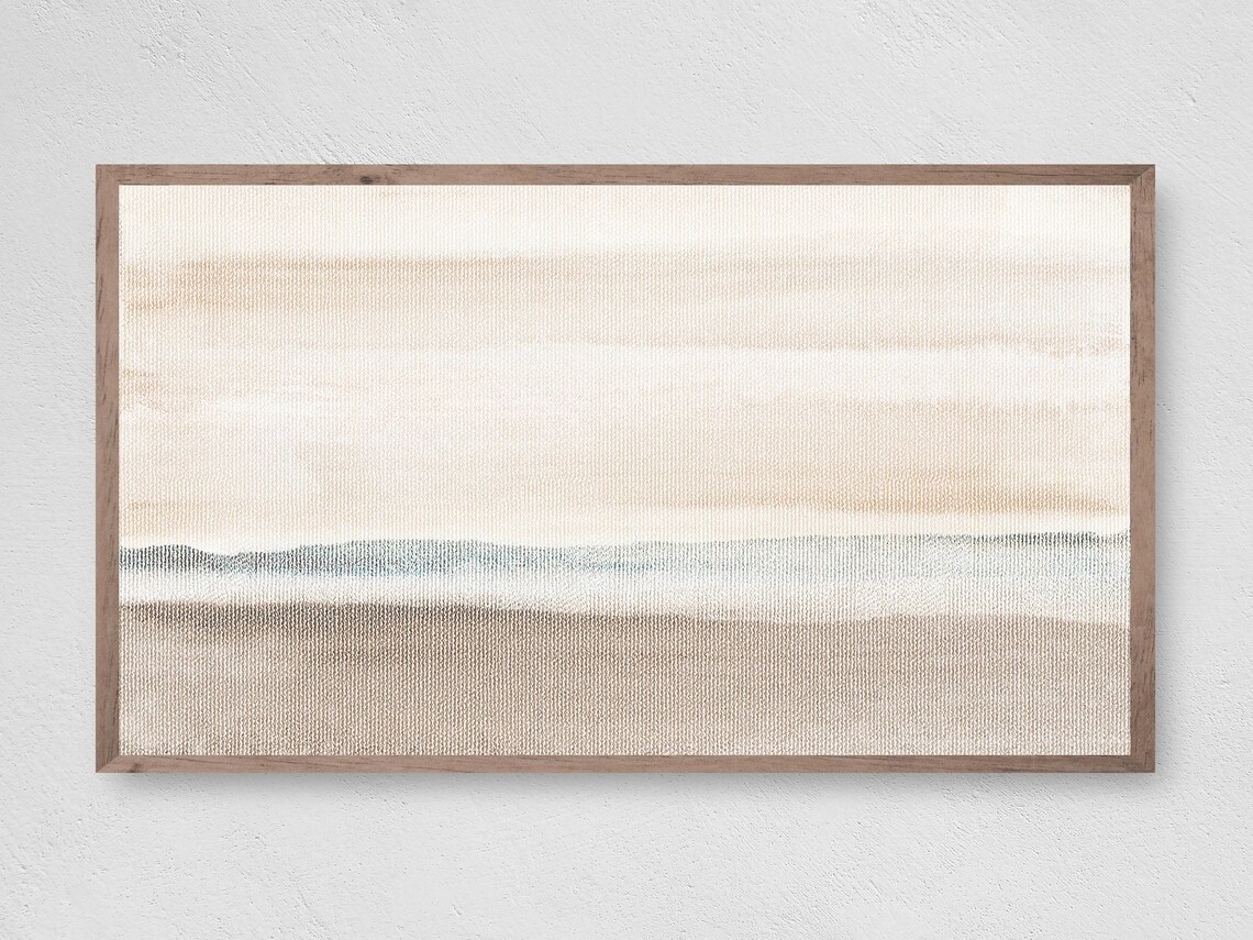 Neutral Bliss Abstract Art Print, Modern Decor