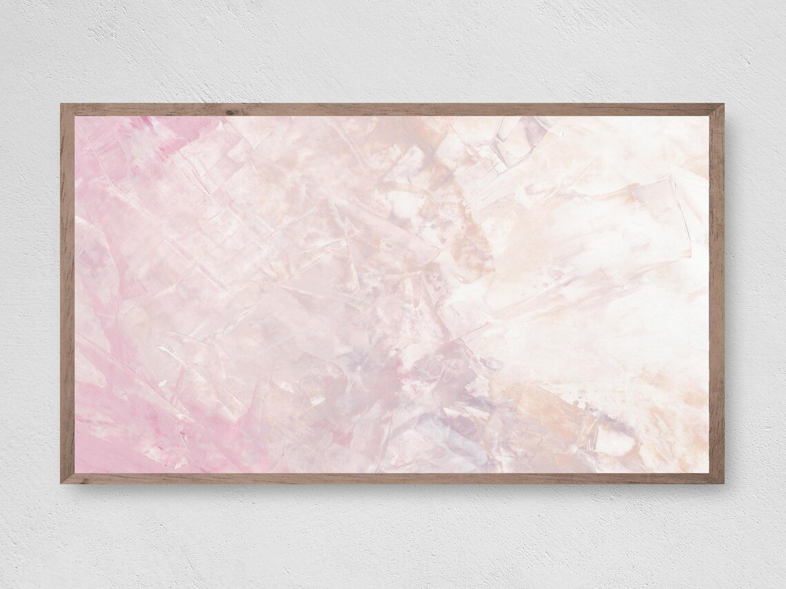 Abstract Ombre Fade Oil Art Print, Modern Decor