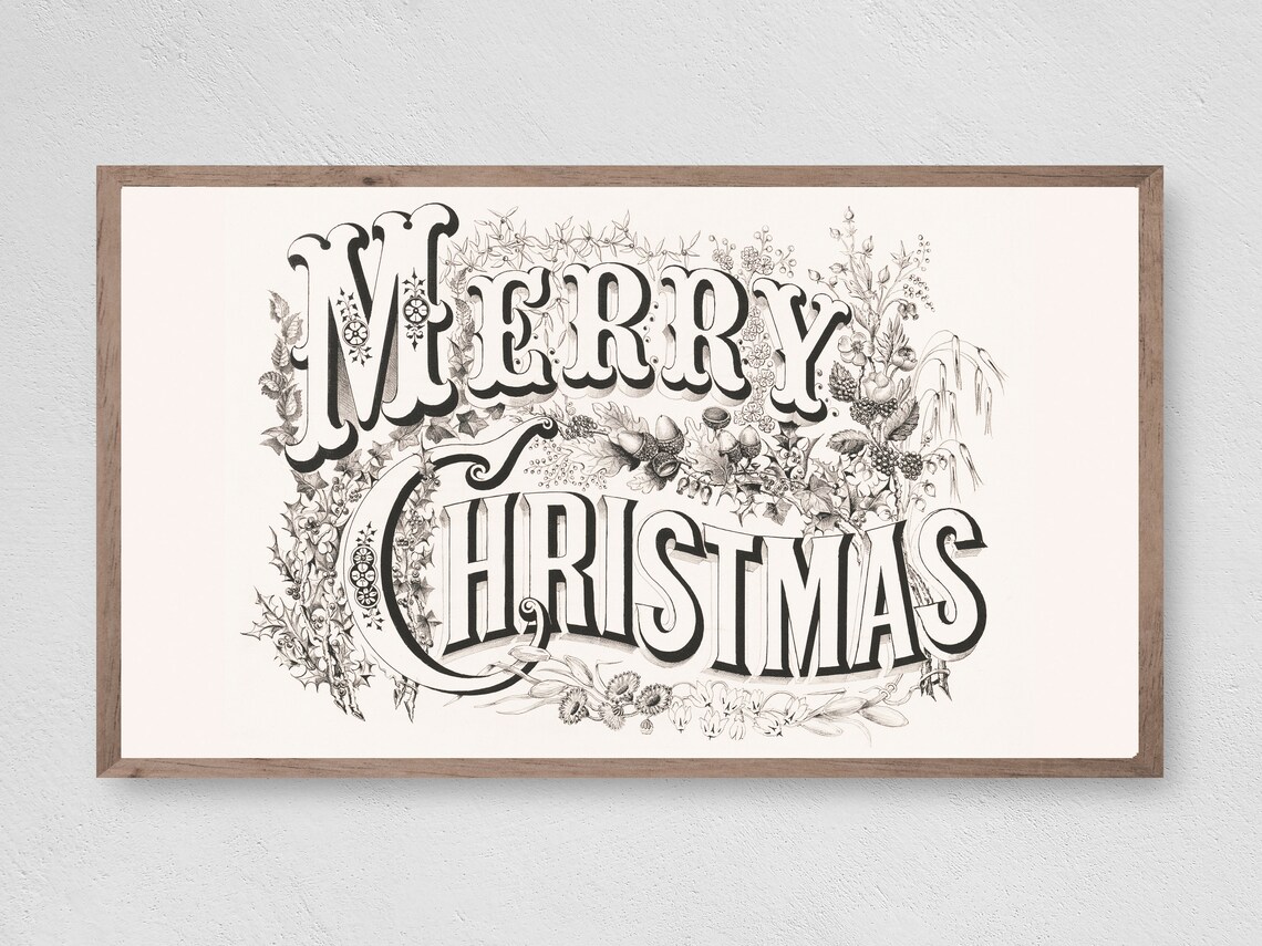 Christmas Merry Christmas Instant Winter Poster