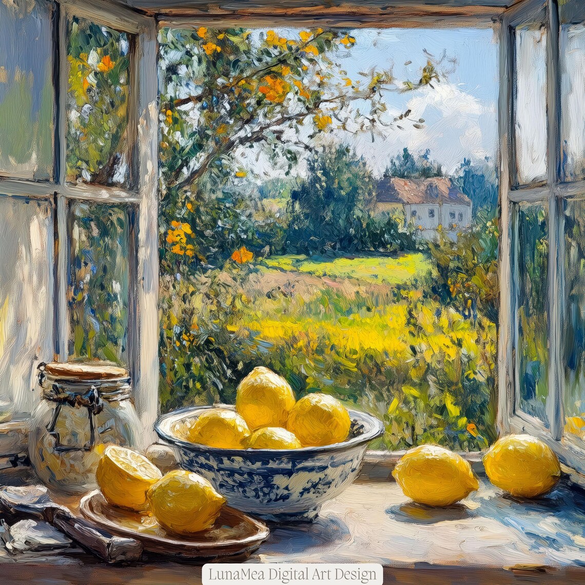 Vintage Lemon Still Life Kitchen Art Print - Image 2