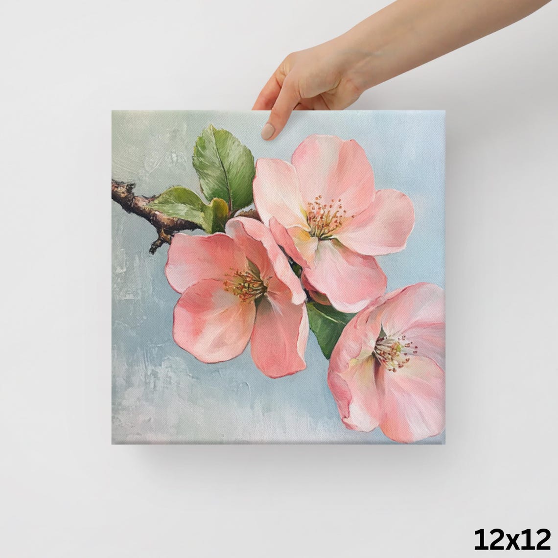 Pink Flowering Quince Print Quince Flower Art Print Wall Art Pink Flower Painting Print Pink Flowering Quince Art - Image 2
