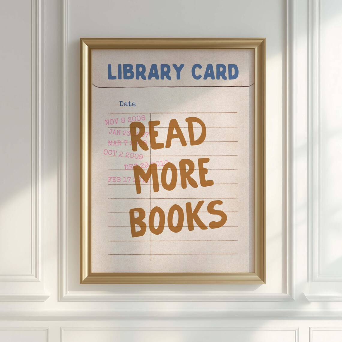 Read More Books, Retro Poster for Readers - Image 3
