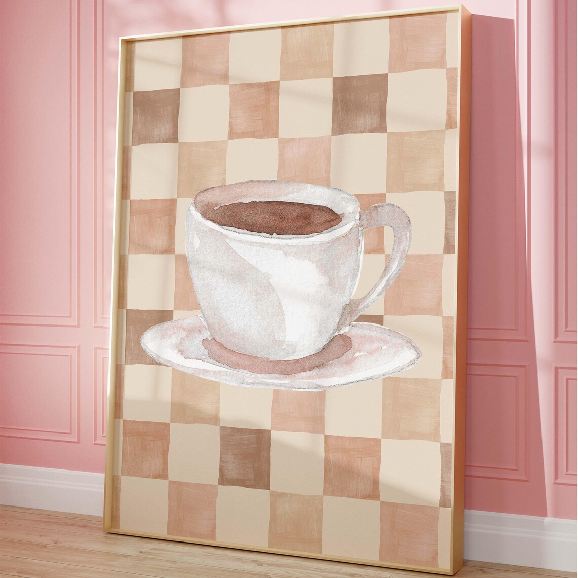 Coffee With Grandma Vintage Coffee Poster, Nook Decor - Image 2