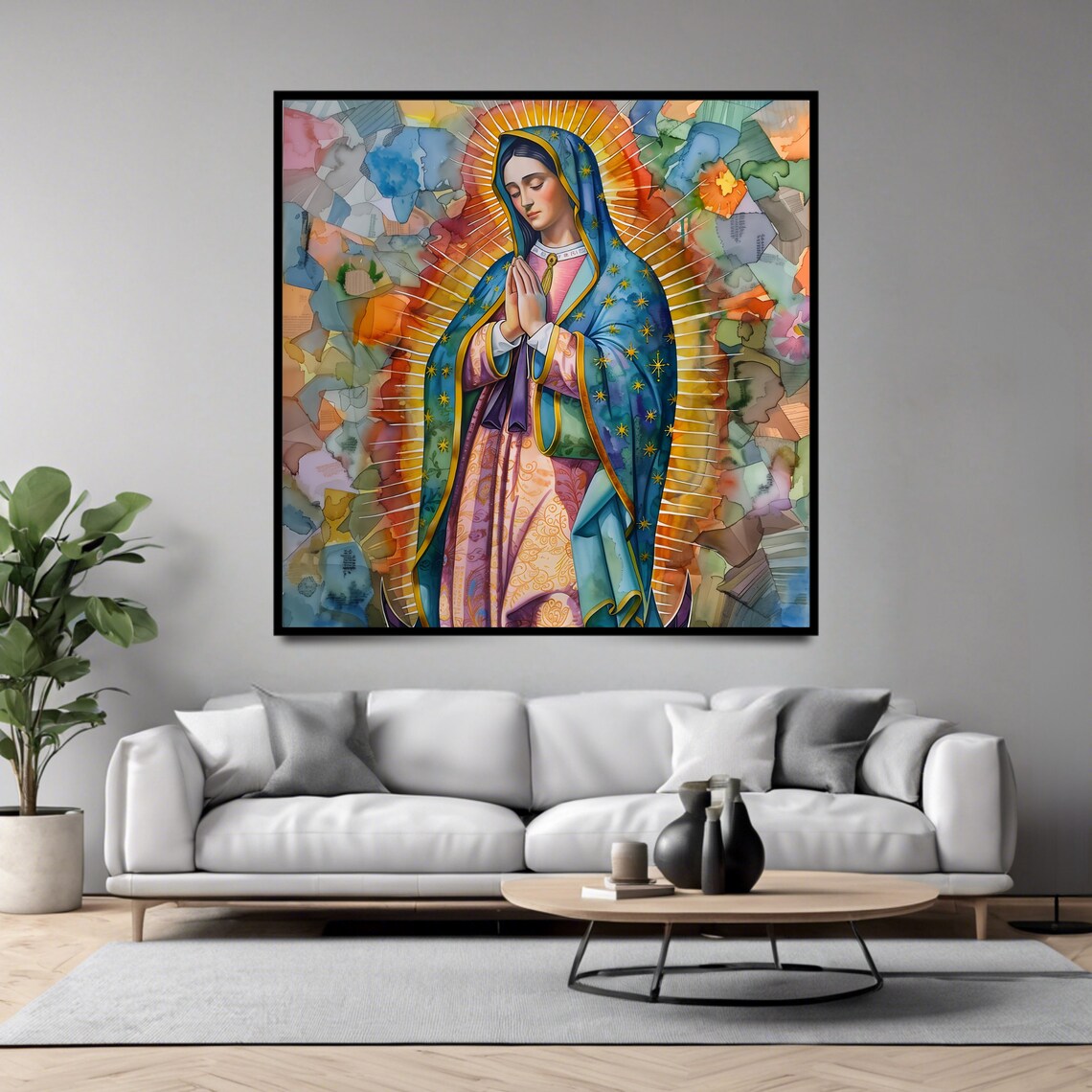Virgin Mary Of Guadalupe Christian Art Print - Image 4