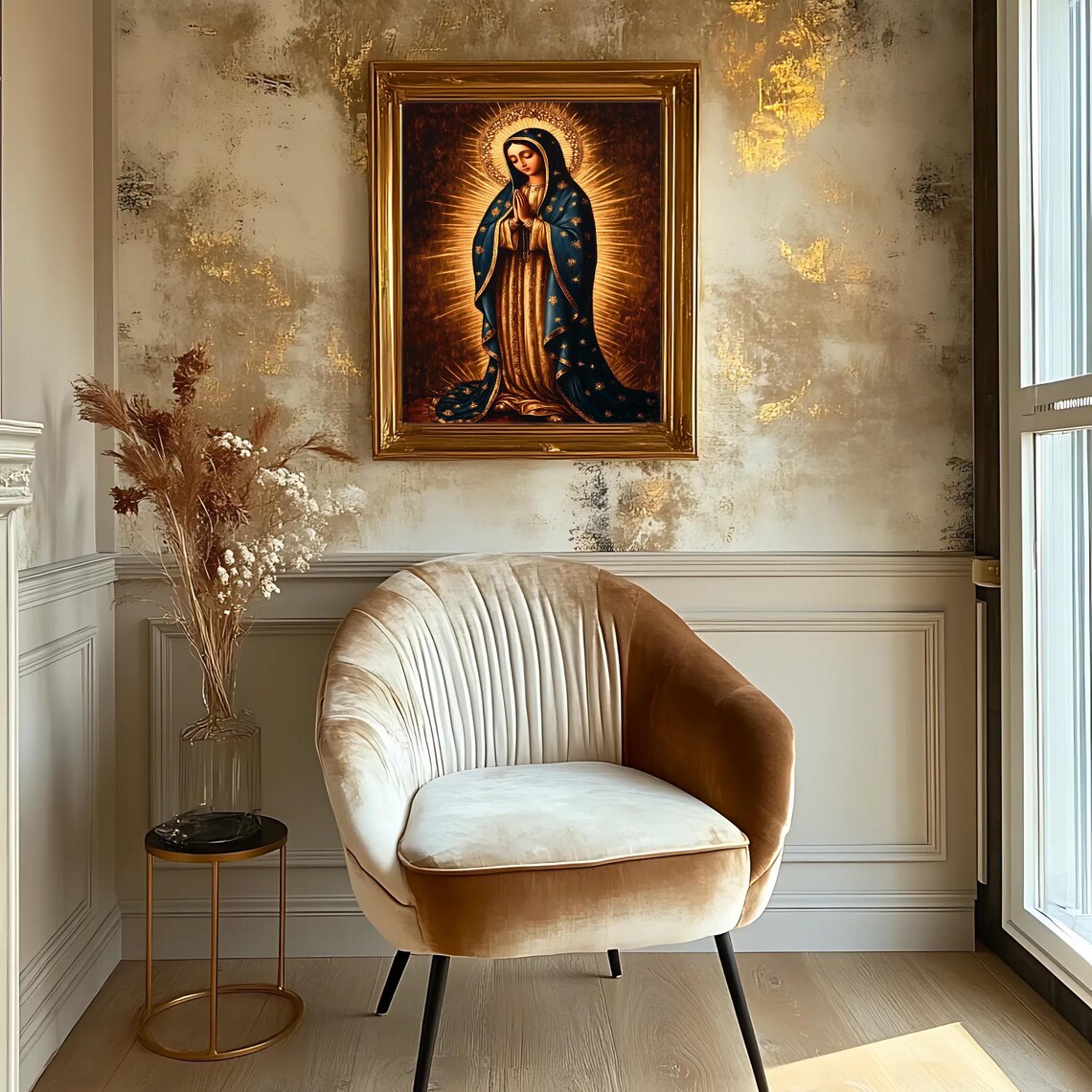 Our Lady Of Guadalupe, Vintage Catholic Decor - Image 2