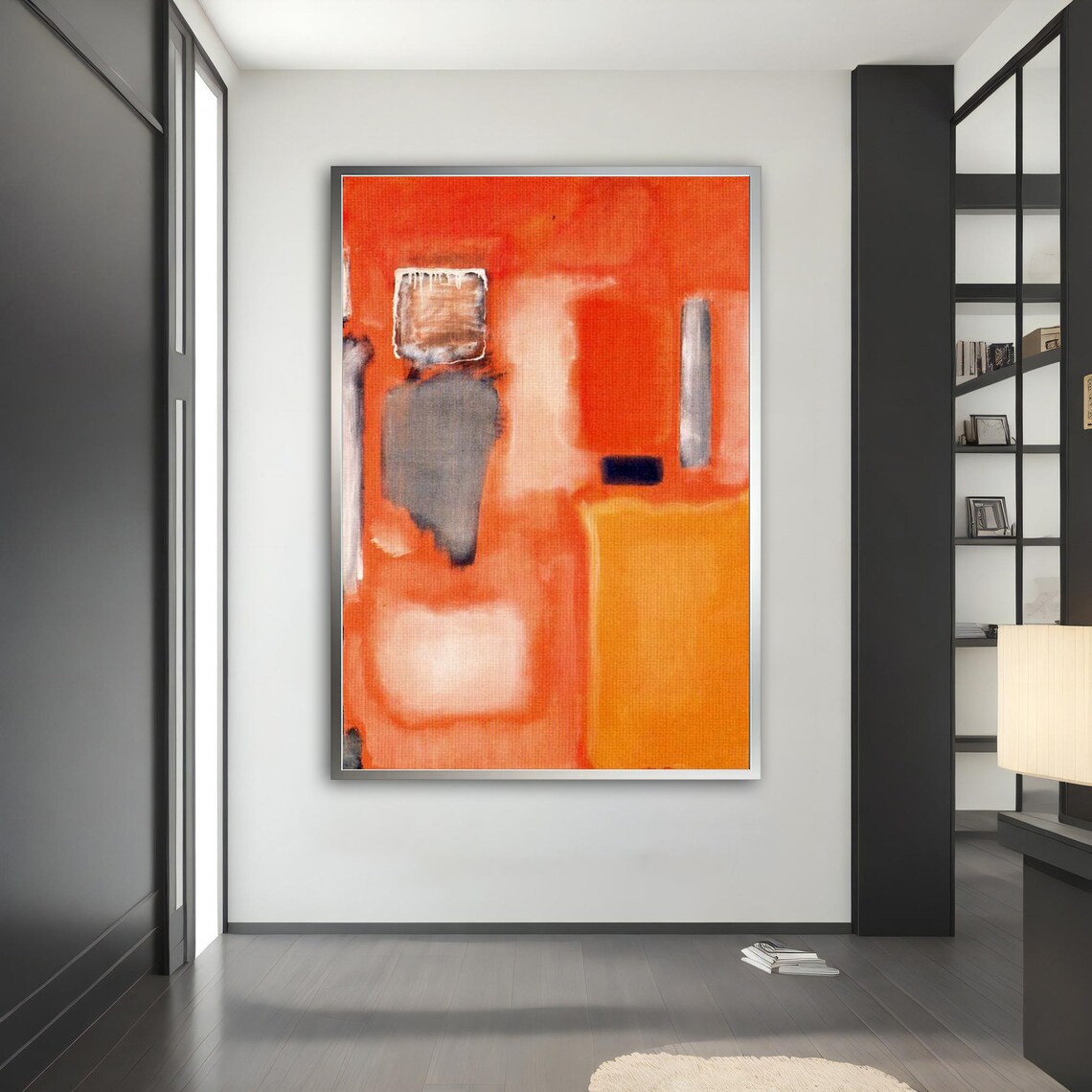 Mark Rothko Modern Art Orange Mark Rothko Art Mark Rothko Colored Wall Art Ready To Hang Print Mark Rothko Paint - Image 4