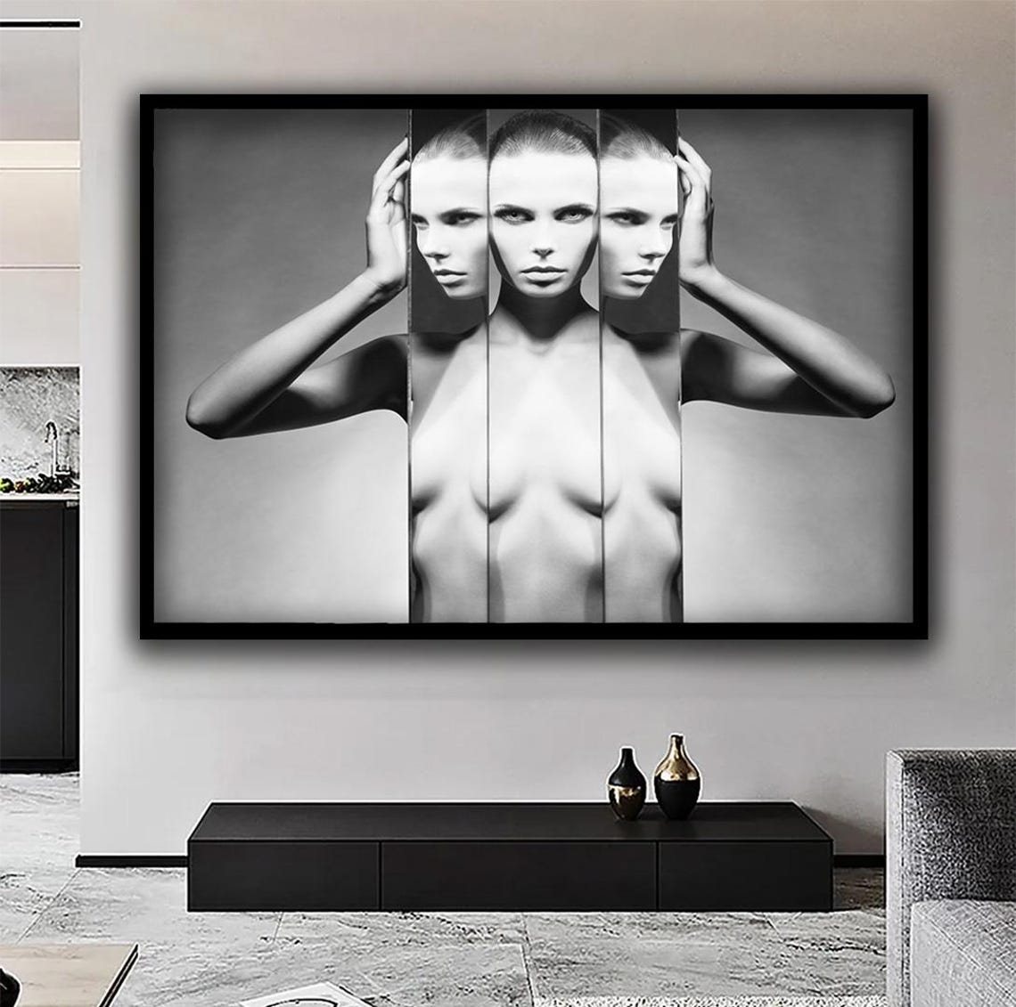 Nude Woman Art Sensual Girl Print Nude Girl Body Wall Art Modern Home Decoration Bedroom Wall Decor Gift For Friends - Image 2