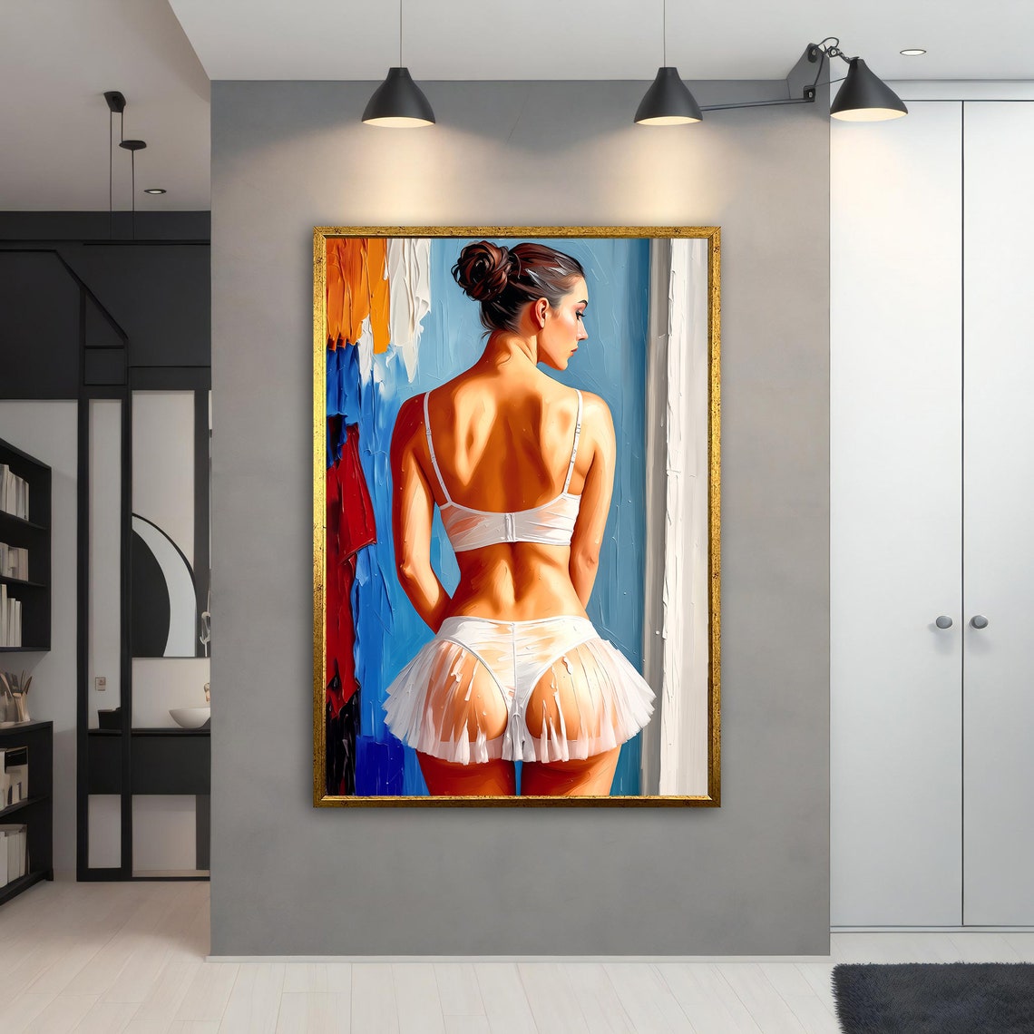 Ballerina Effect Ballerina Girl Print Ballerina Wall Art Ballerina Print Ballerina Girl Painting Decor For Gift - Image 4