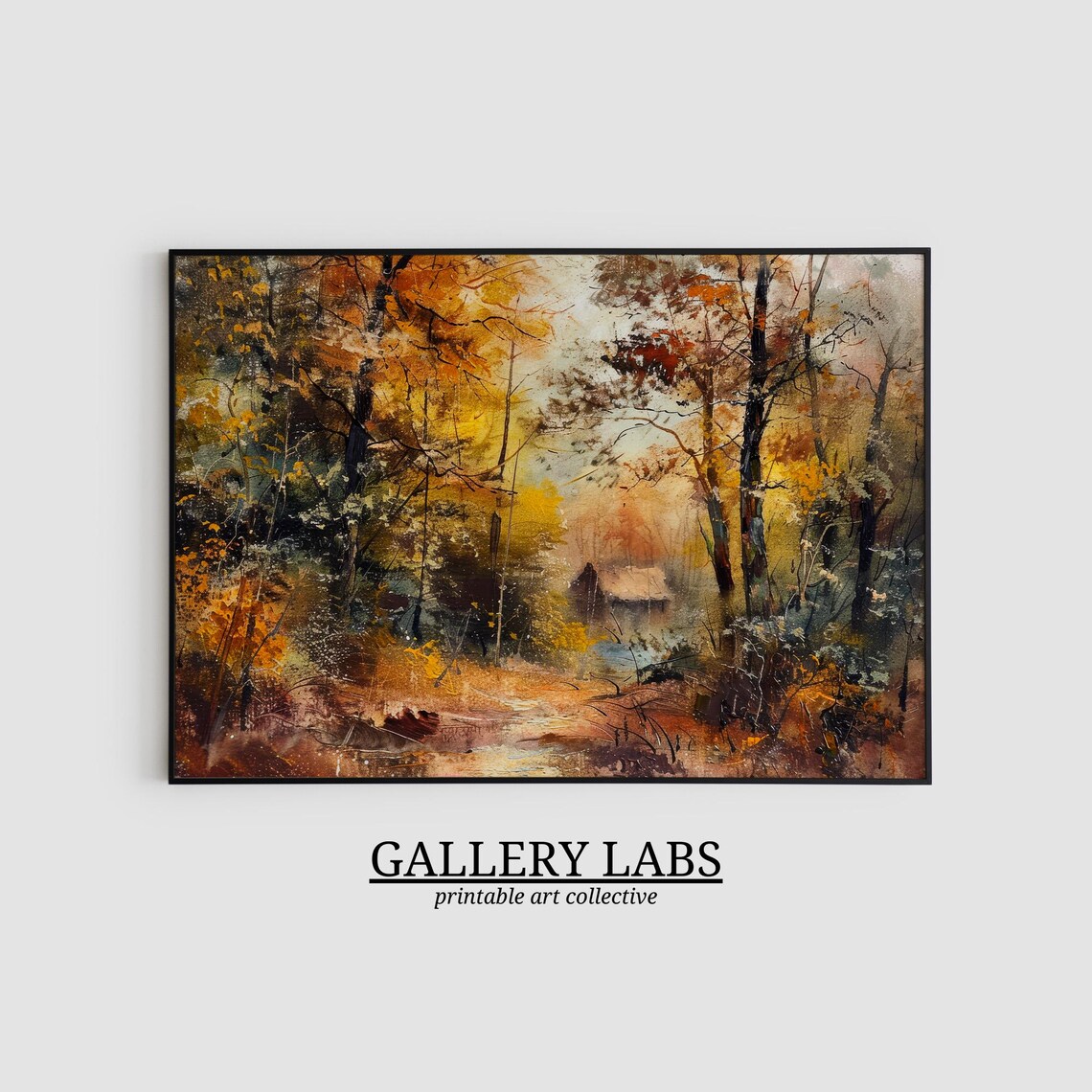 Forest Fall Decor, Rustic Home Art Print - Image 2