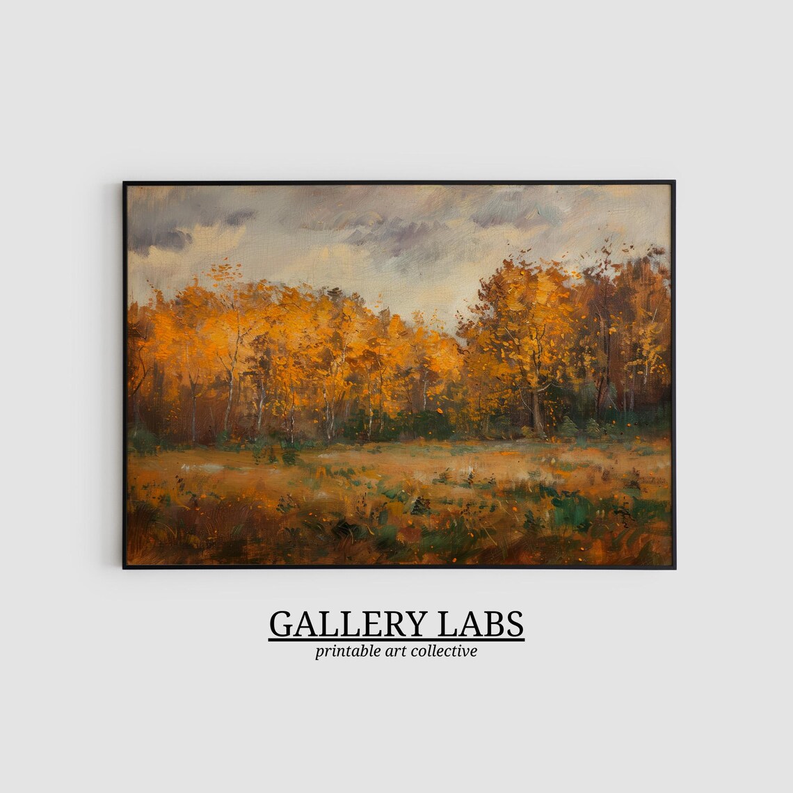 Forest Wall Art Fall Decor Moody Autumn Print Cabin Decor Fall Wall Art Rustic Home Decor Art - Image 2
