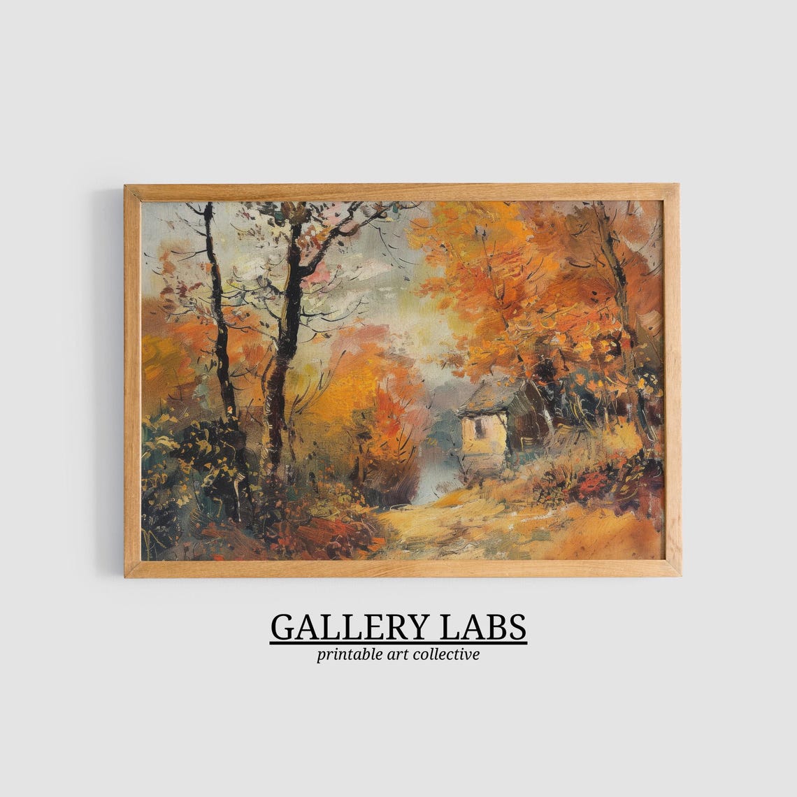 Forest Art Print, Fall Cabin Decor - Image 3