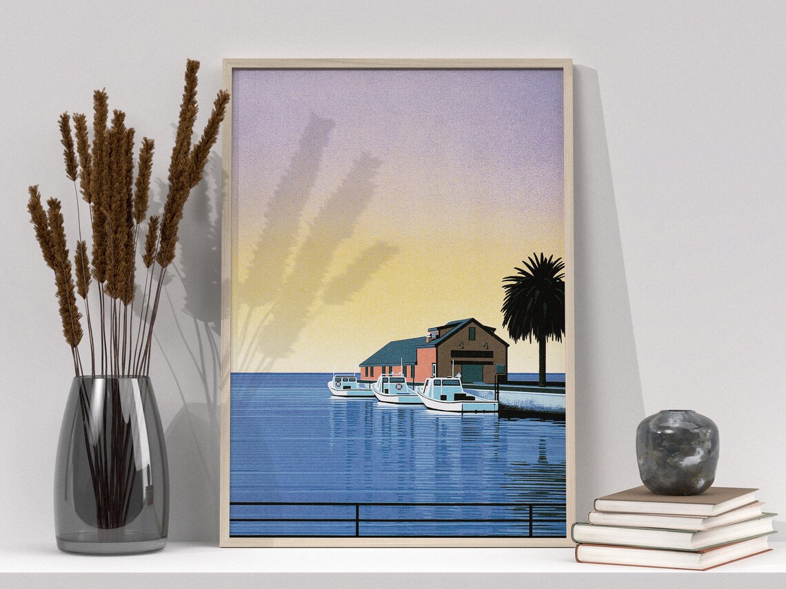 Hiroshi Nagai Retro Vintage Art Print Poster