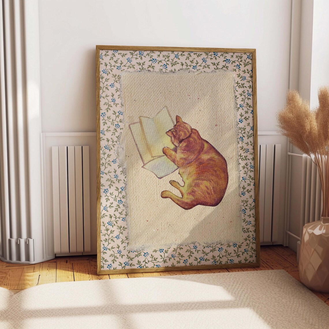 Vintage Book Art, Book Lover Gift for Readers - Image 3