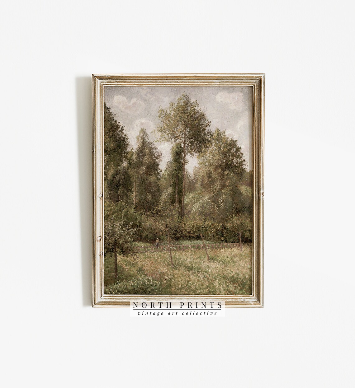 Vintage French Countryside Landscape Art Print - Image 2
