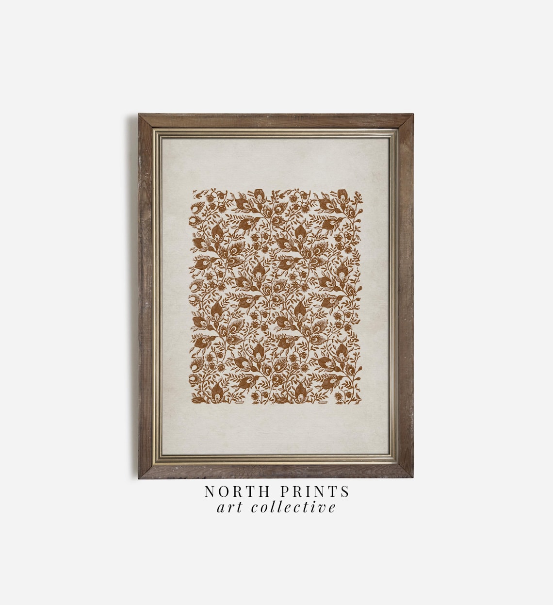 Autumn Botanical Pattern Art Print, Fall Minimalist Decor - Image 2