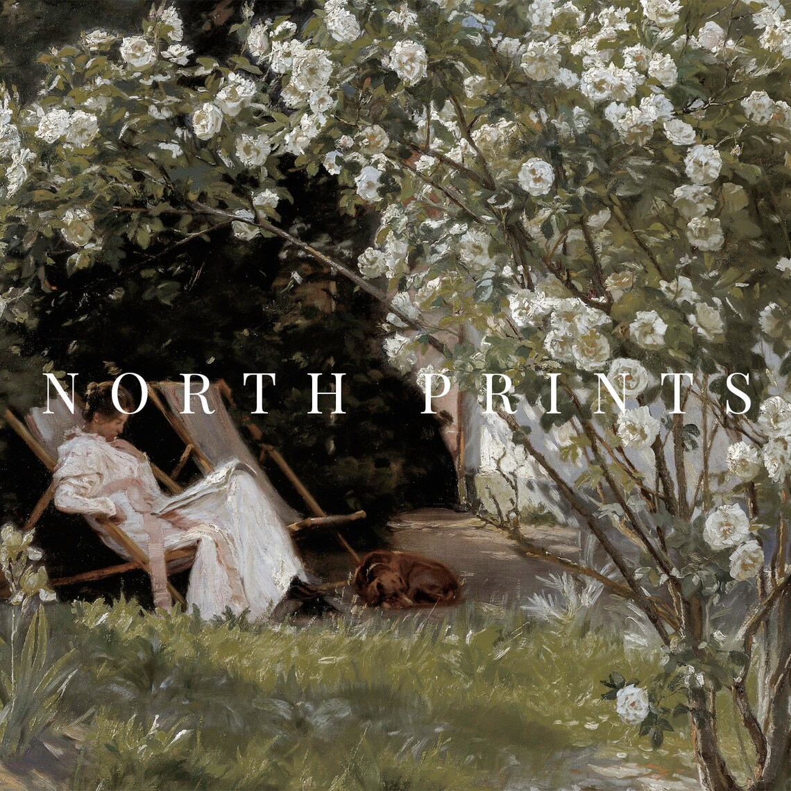 French Country Garden Bedroom Wall Art Print - Image 2