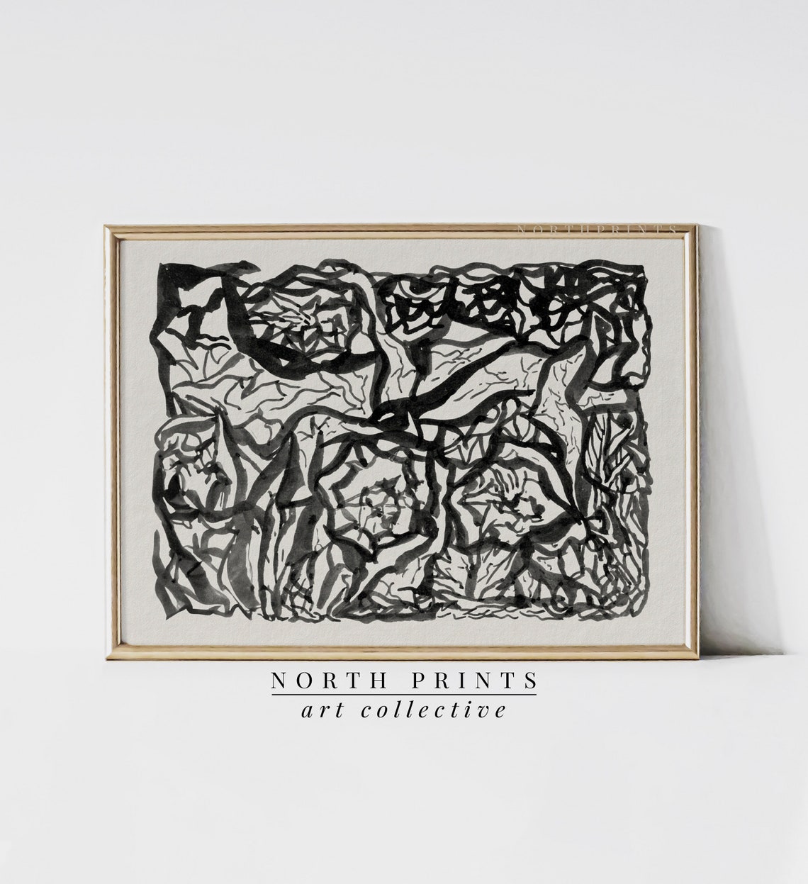 Modern Abstract Art Neutral Contemporary Wall Art Art North Prints 7 172 - Image 4