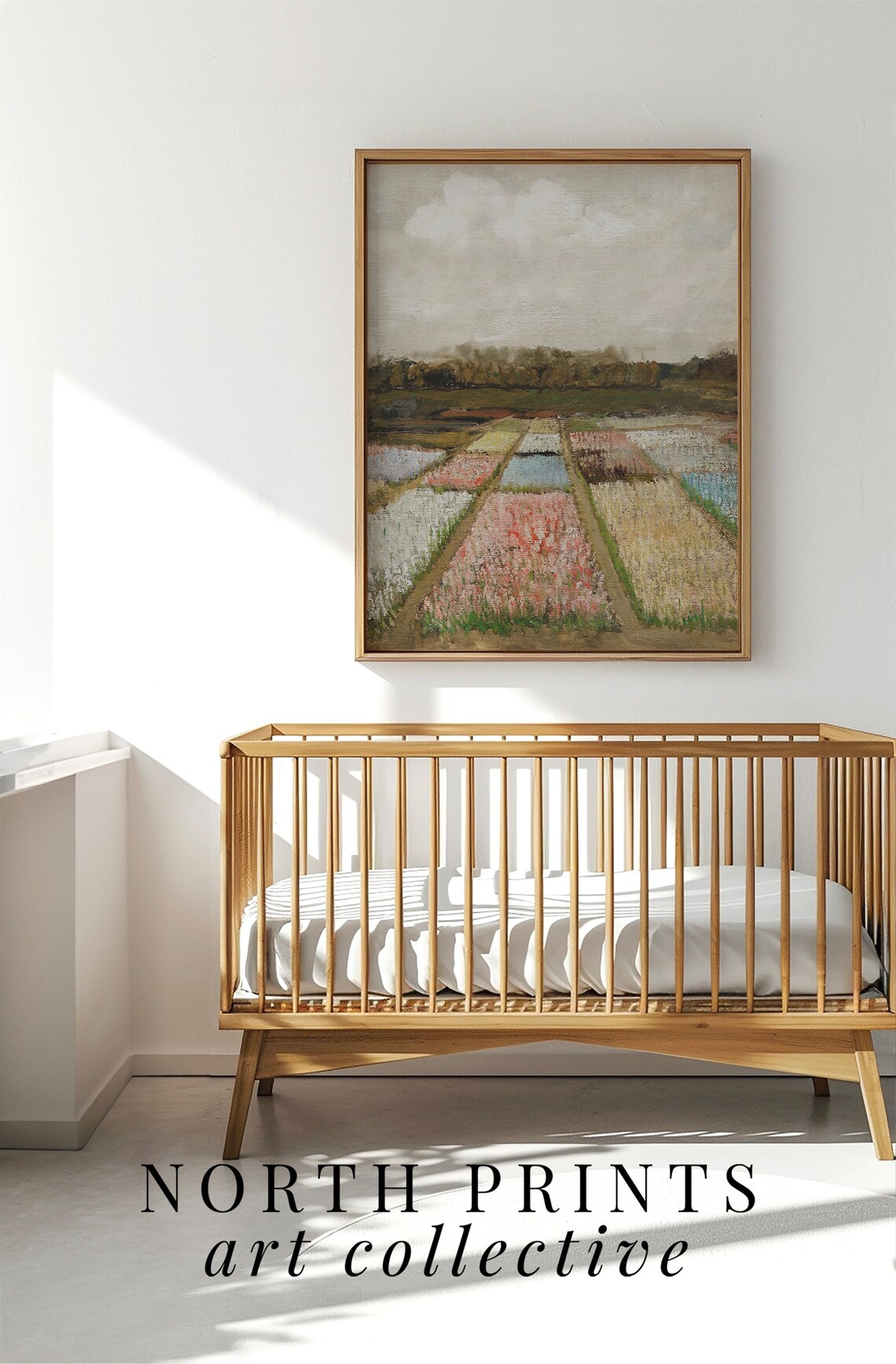 Amsterdam Tulip Fields Spring Landscape Poster - Image 3