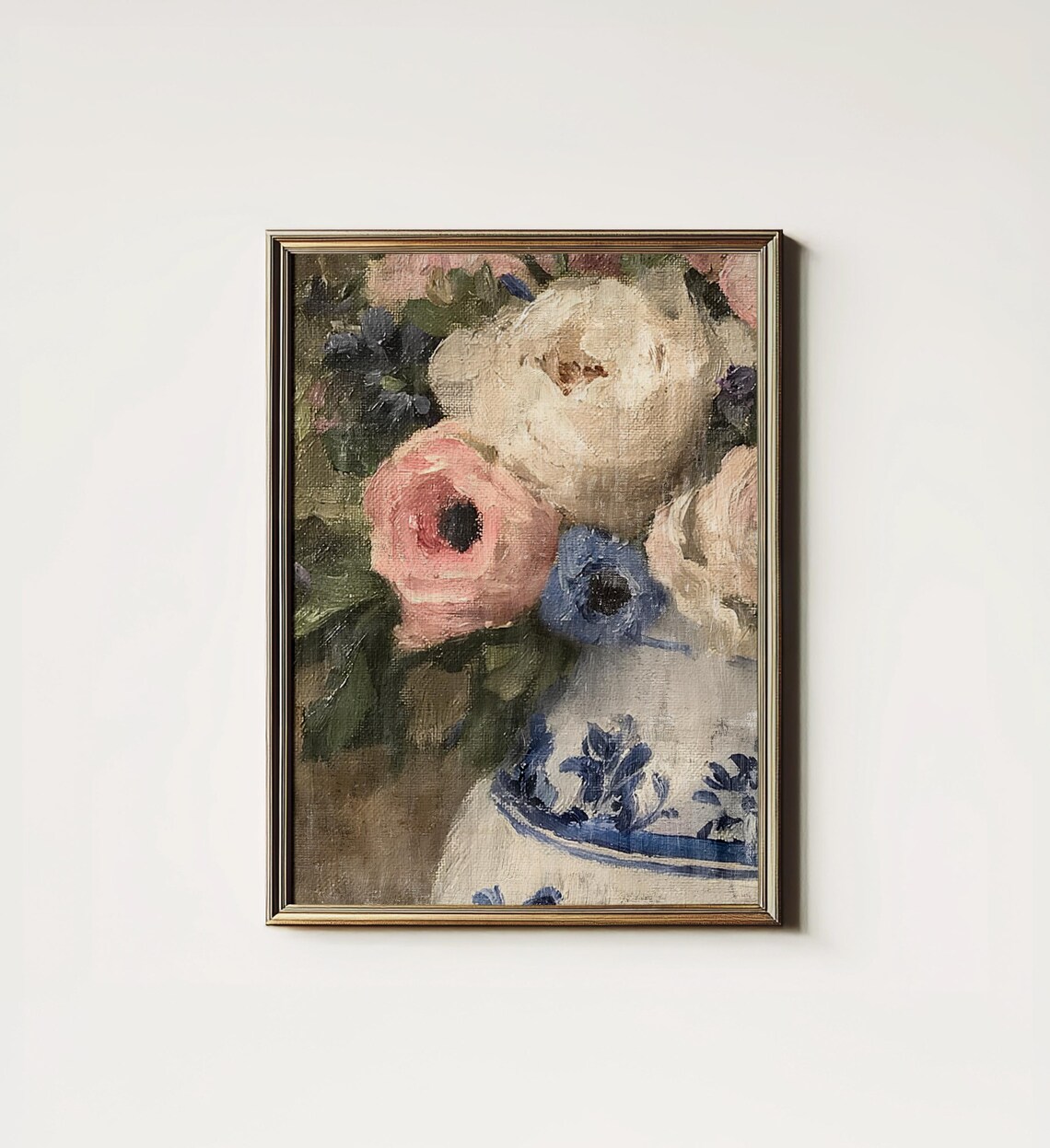 Flower Still Life Botanical Cottagecore Art Print