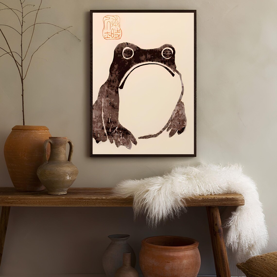 Matsumoto Hoji Frog, Japanese Vintage Animal Art Print - Image 2