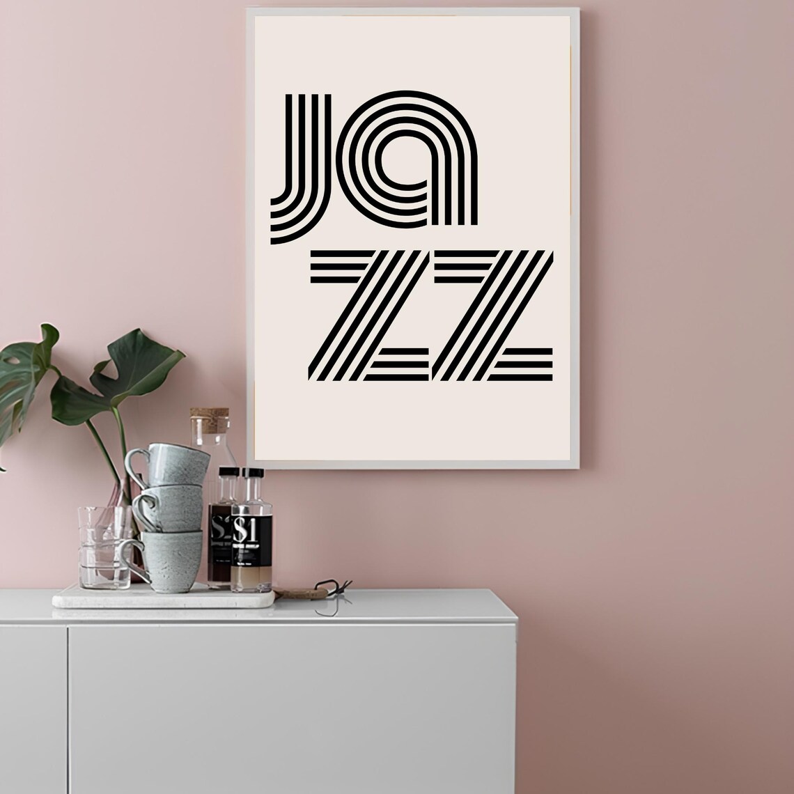 Jazz Print, Retro Vintage Mid-Century Poster - Image 2