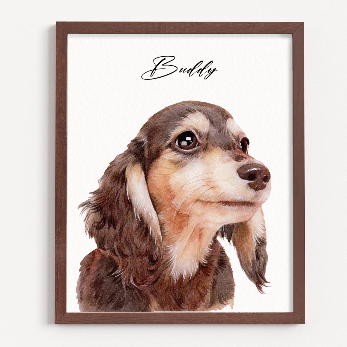 Custom Pet Portrait Watercolor Dog Painting Hand Painted From Photo Original Painting Pet Portrait Pet Memorial Gift Pet Loss - Image 2