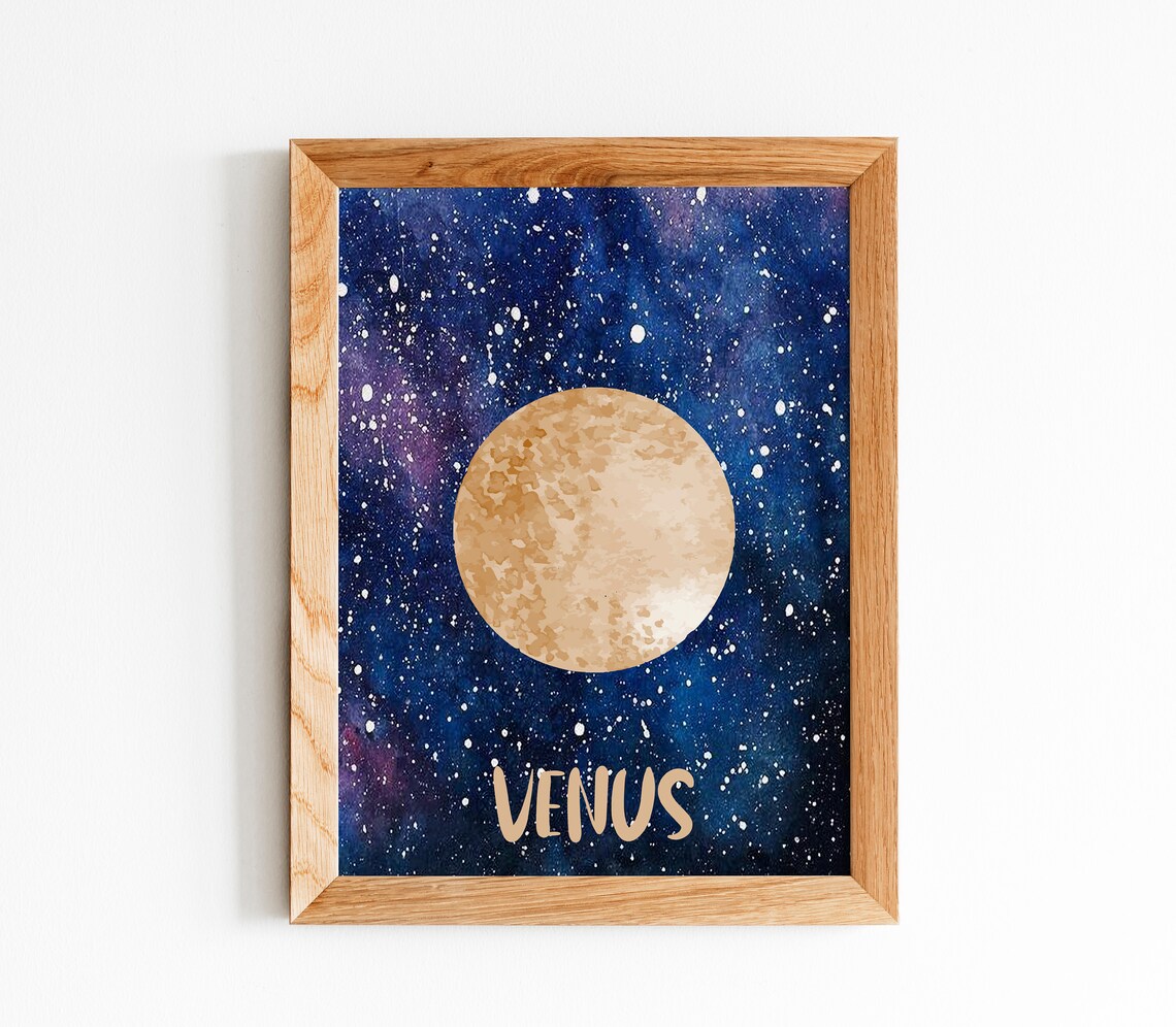 Solar System Wall Art, Nursery Decor Poster - Image 5