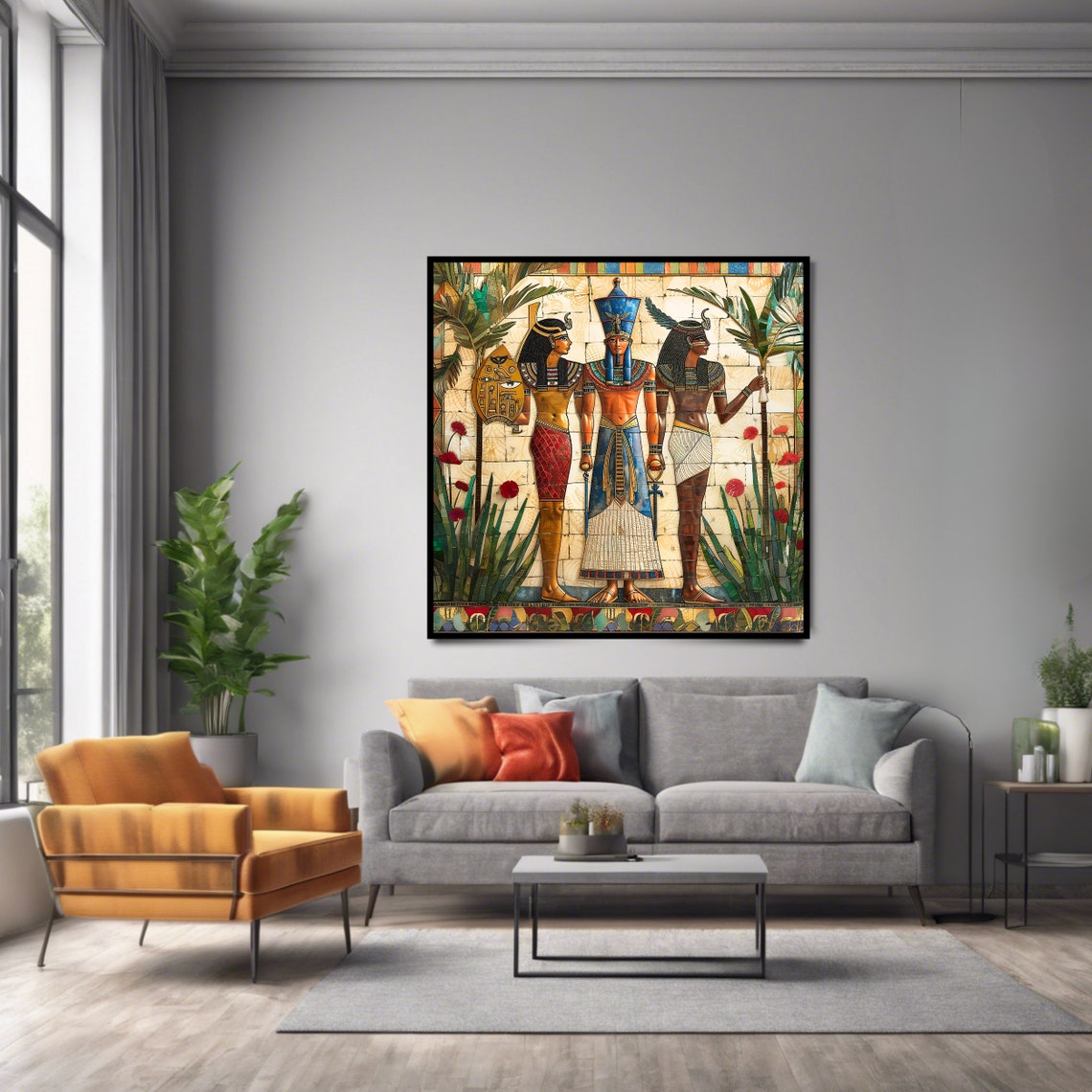 Ancient Pharaoh Egyptian Art Print - Image 2