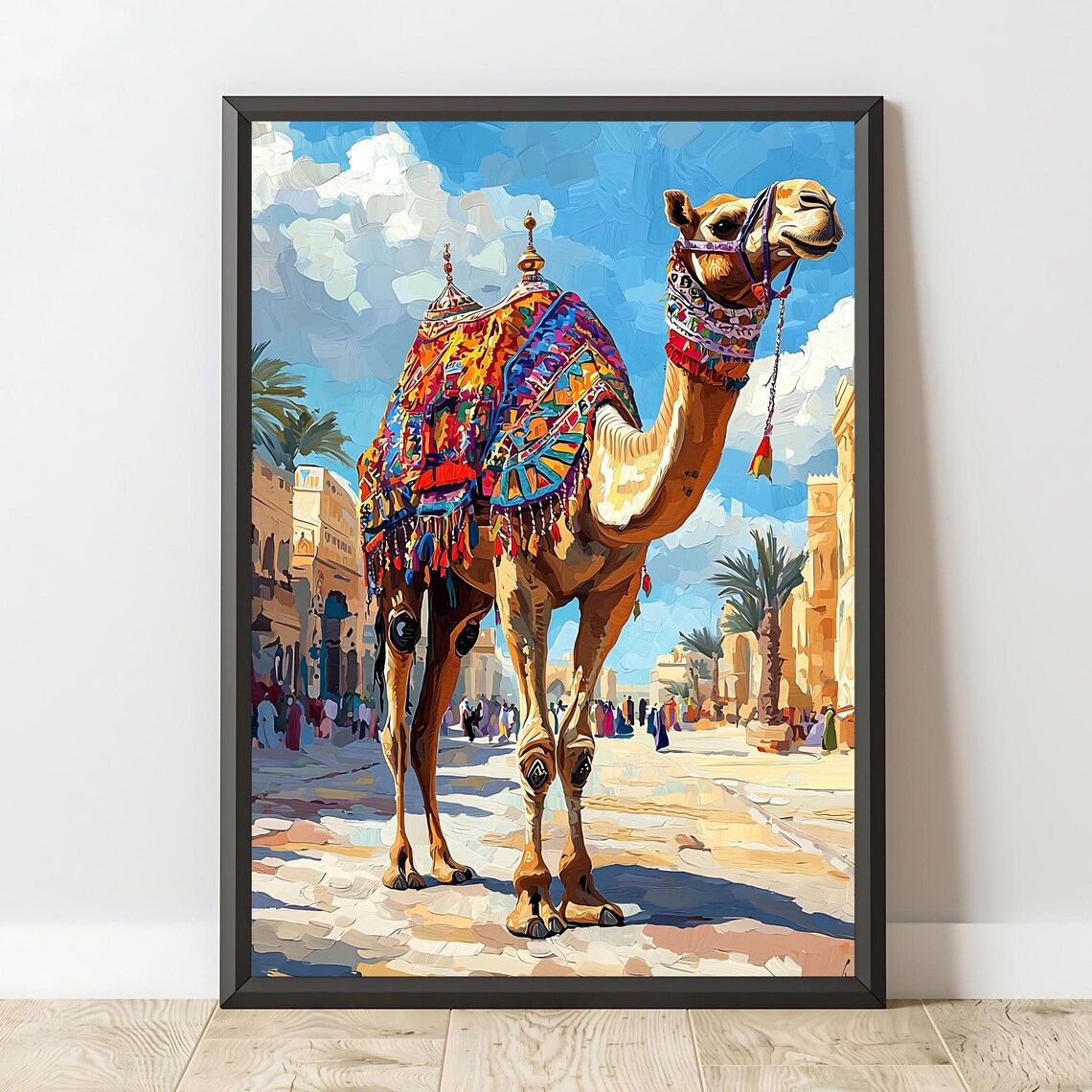 Colorful Camel Art Print, Middle Eastern Decor - Image 2