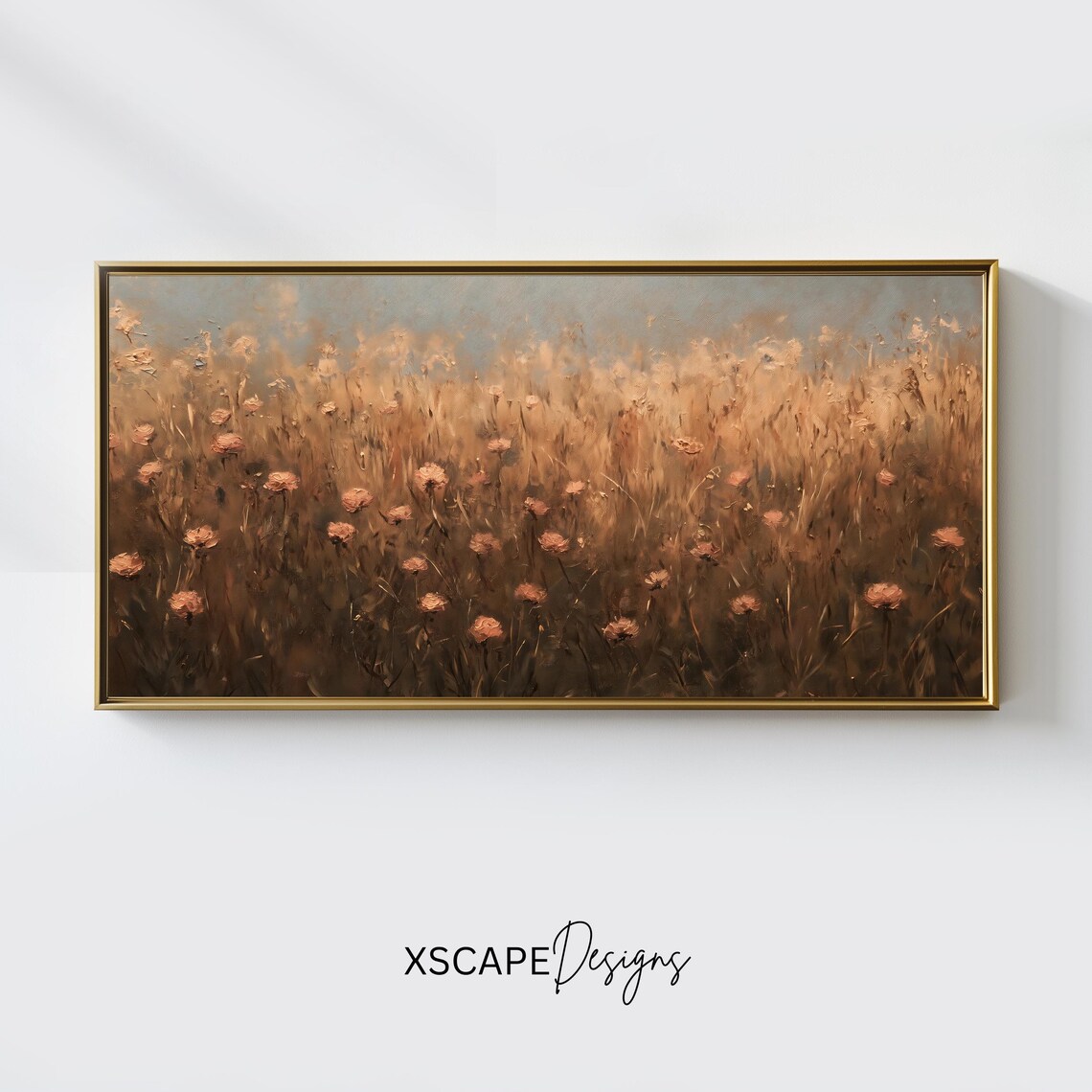 Meadow Flowers - Botanical Landscape Art Print
