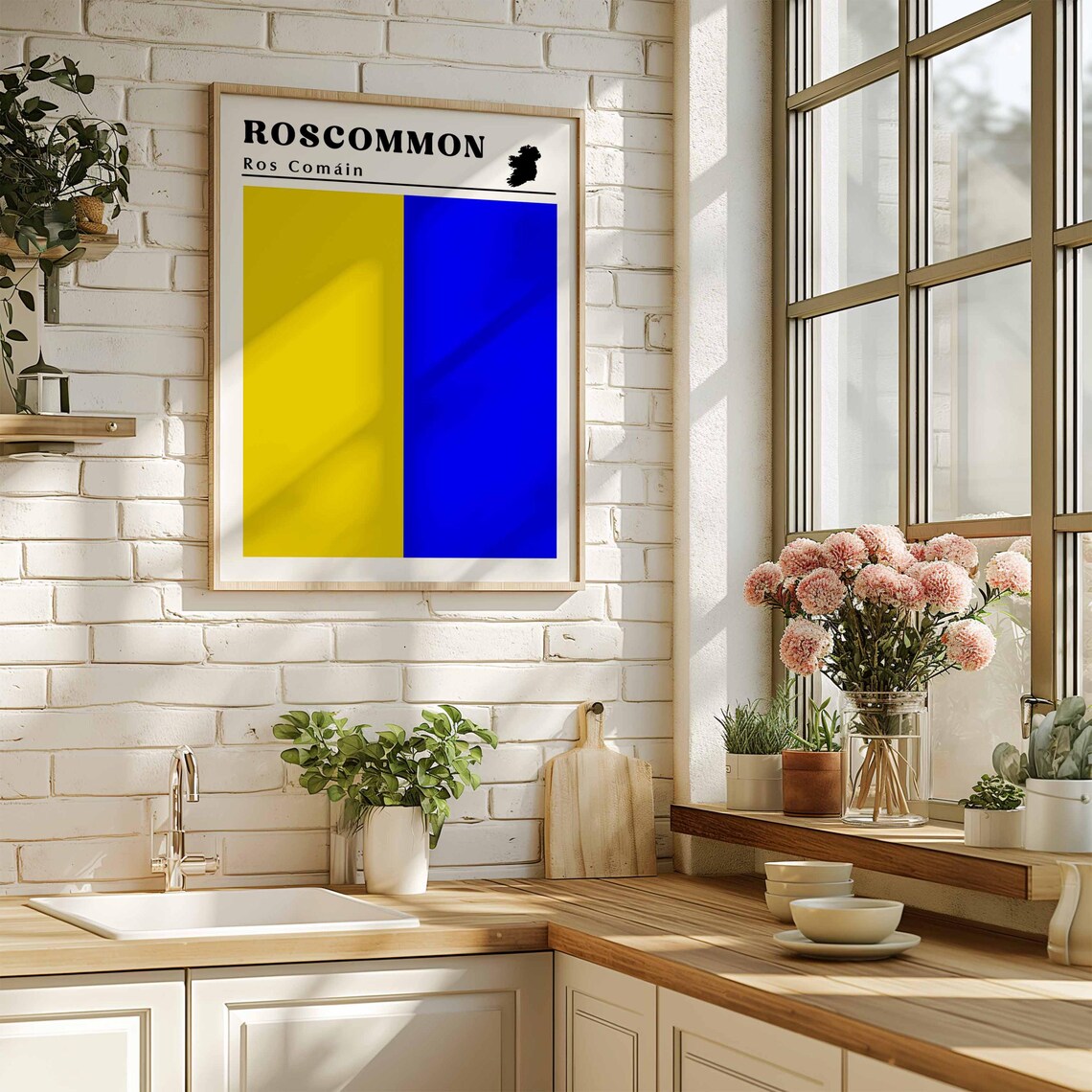 Roscommon Flag, County Roscommon Art Print - Image 3
