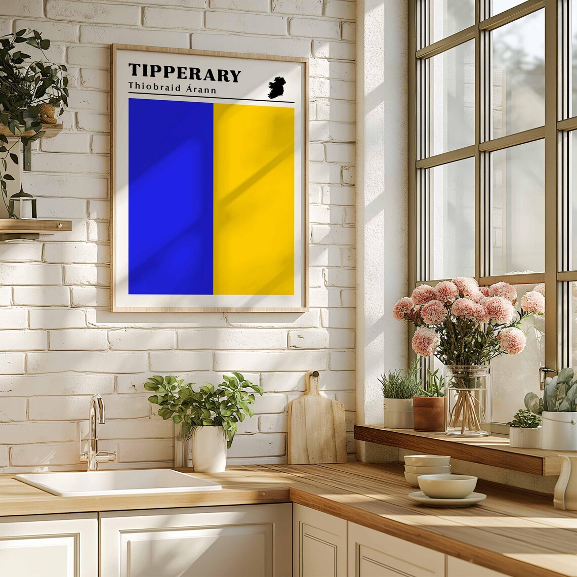 Tipperary Flag, County Tipperary Poster Print - Image 3