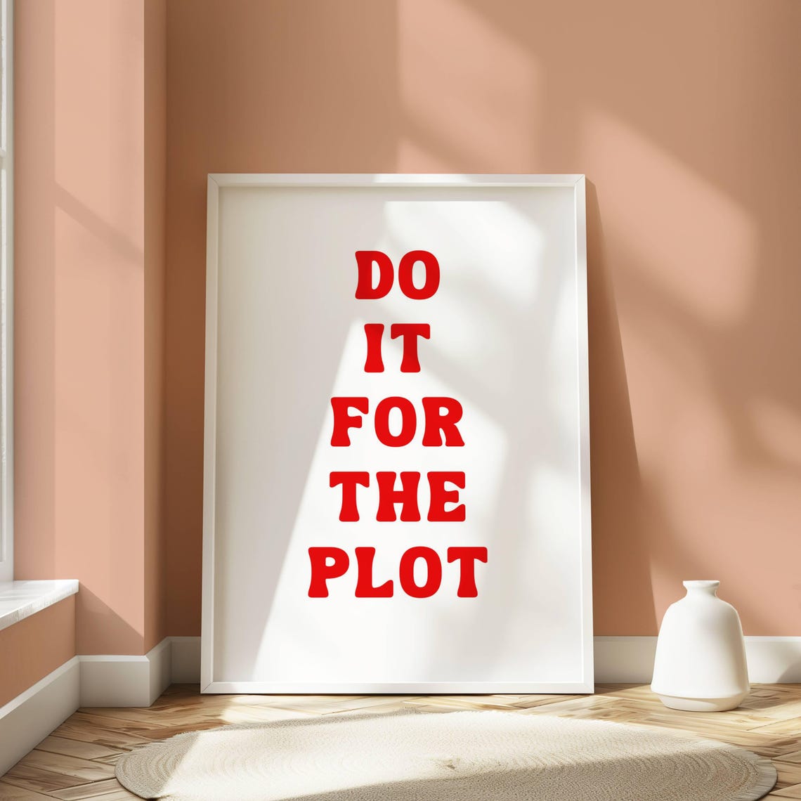 Do It For The Plot, Bookish Wall Art - Image 5