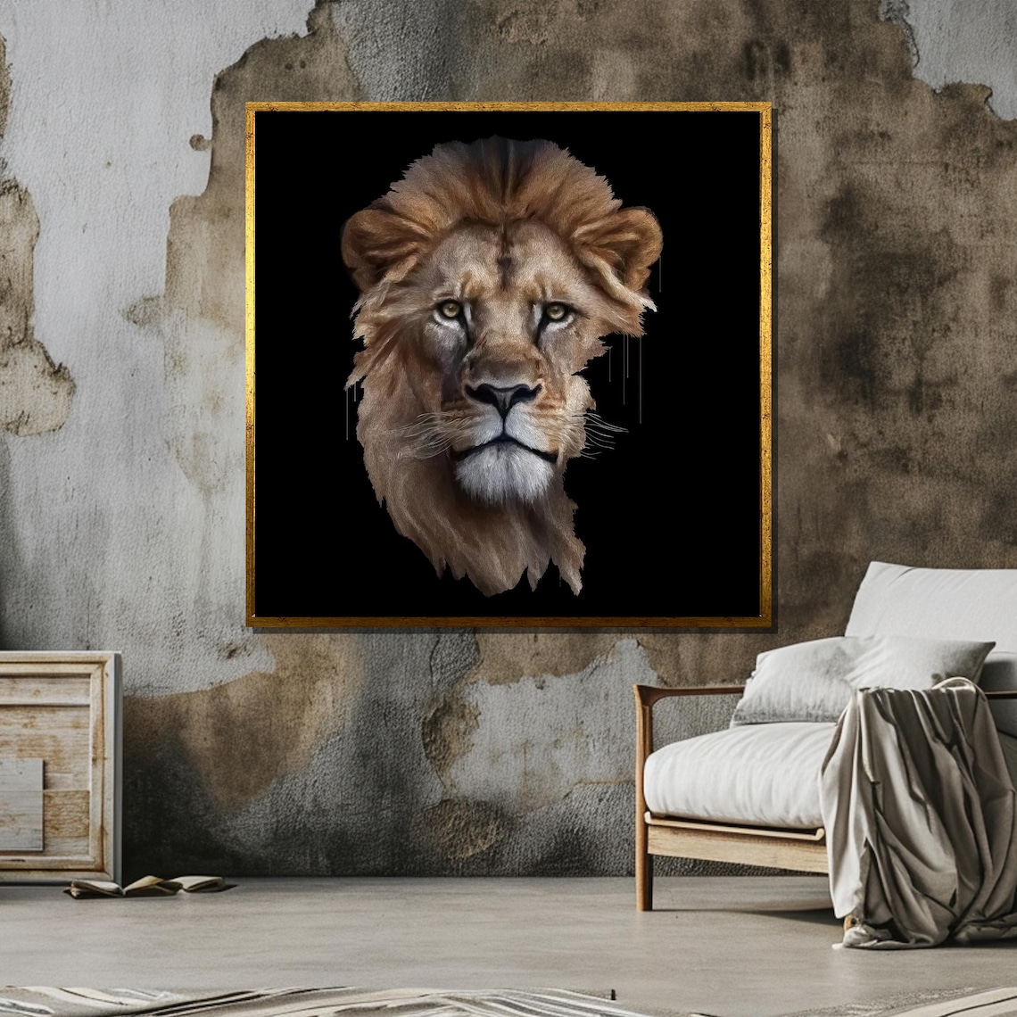 Majestic Lion by Van Hargen, Wildlife Art - Image 5