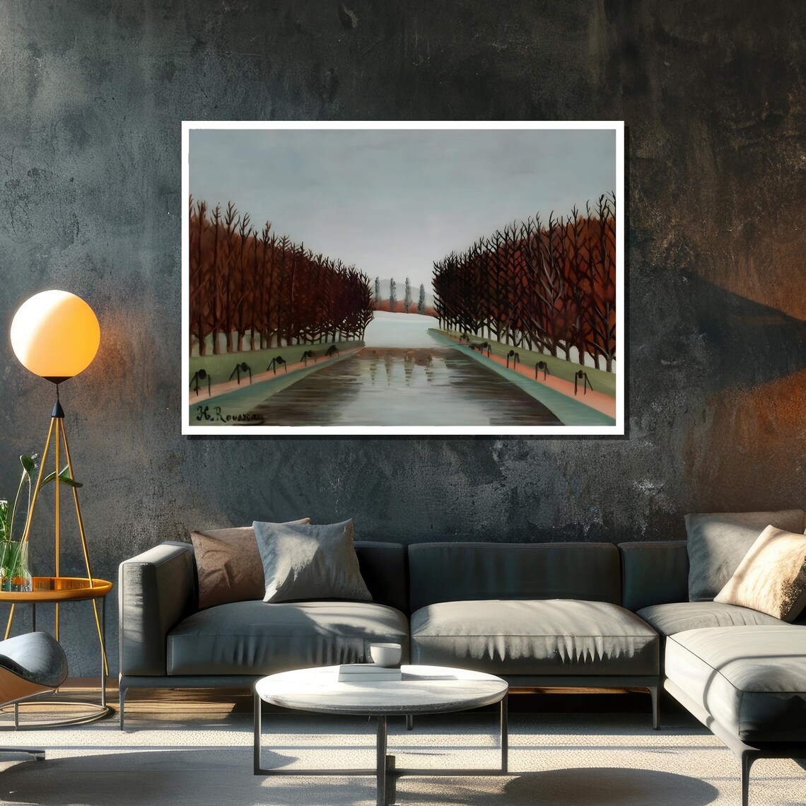 Henri Rousseau Le Canal, Serene Landscape - Image 5
