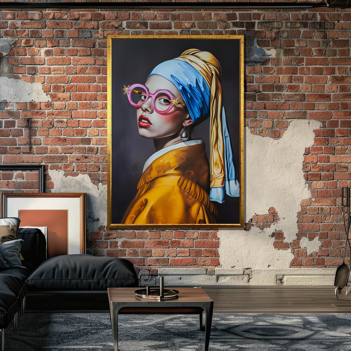 Girl With A Pearl Earring, Pop Art Twist - Image 6