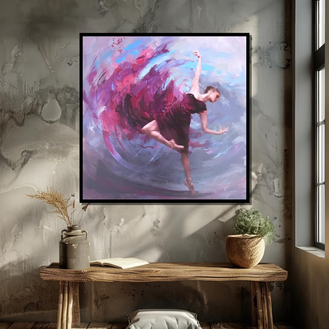 Elegant Ballerina - Traditional Travel Poster - Image 4