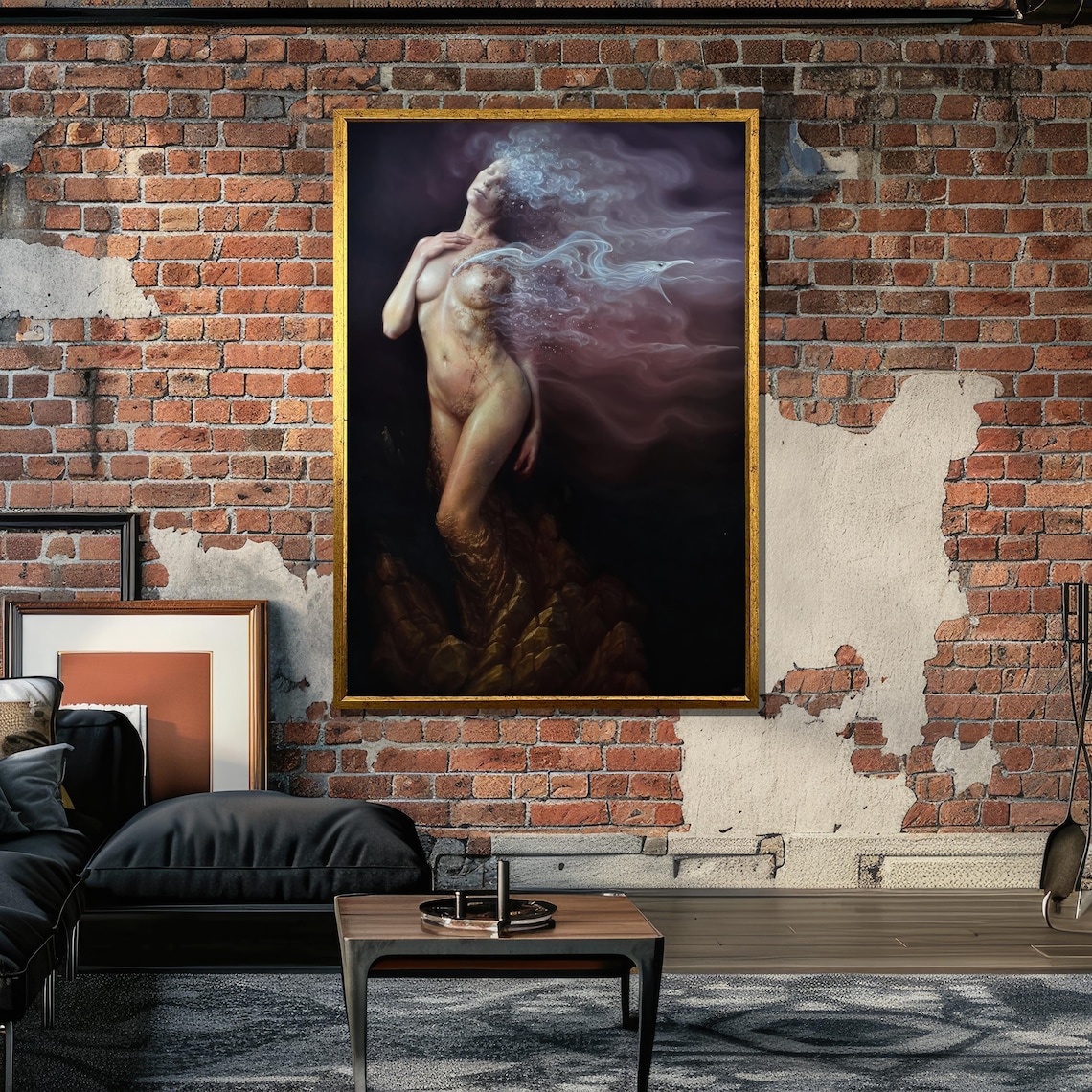 Surreal Nude Art, Ethereal Female Figure Nature - Image 6
