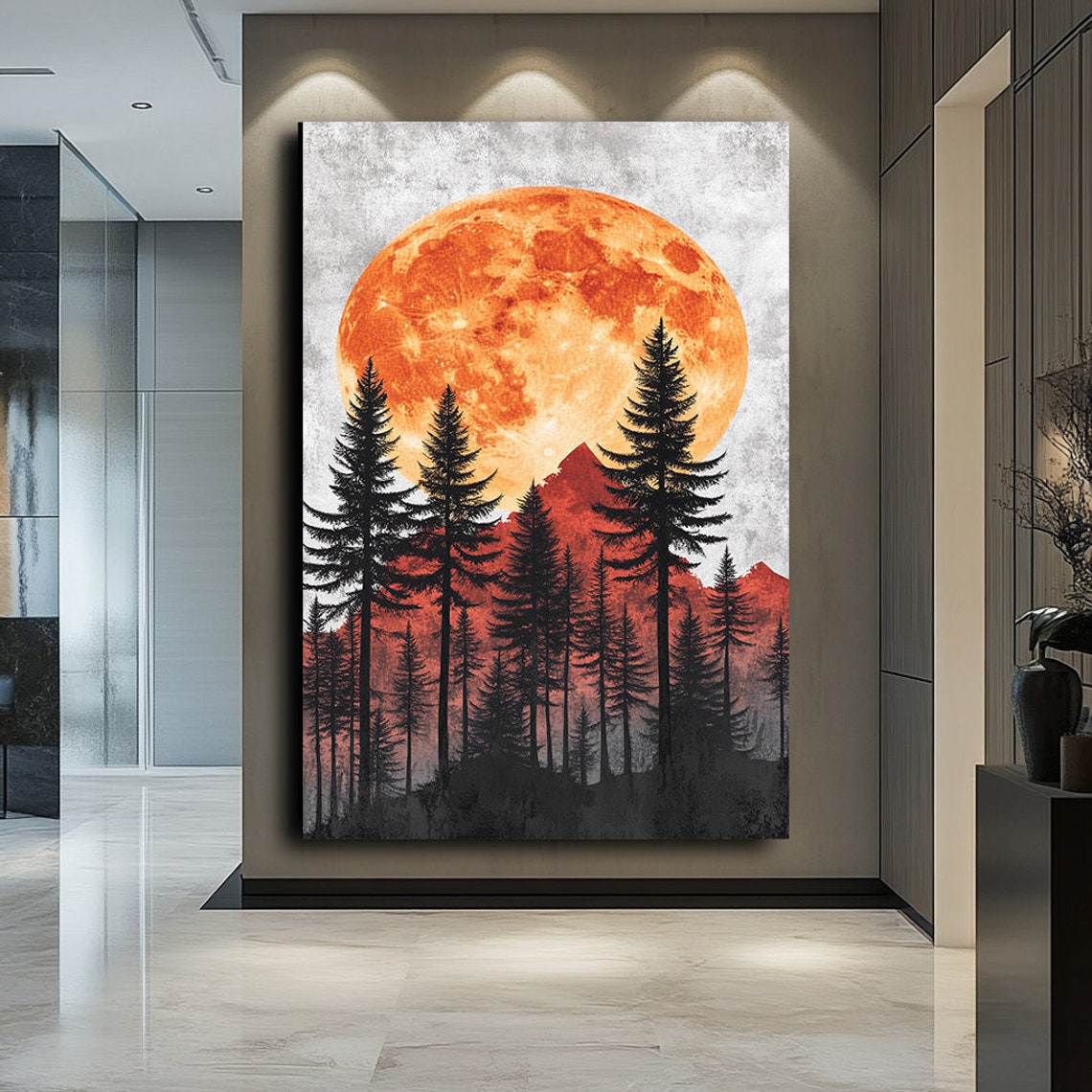 Sunrise Art Serene Morning Landscape Bright And Warm Sunrise Wall Decor
