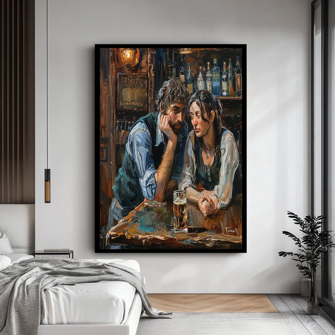 Beer Art, Modern Romantic Decor For Couples - Image 4