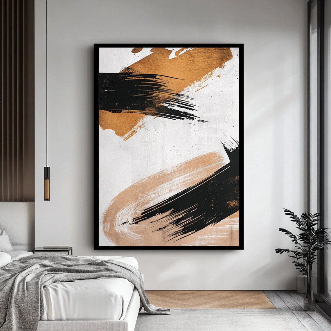Abstract Geometric Shapes, Modern Wall Decor - Image 4