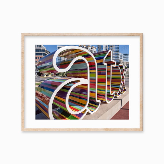 Austin TX Horizontal Texas Photography Art Print